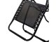 Sulankstomas sodo gultas 2 viename Zero Gravity, Juodas