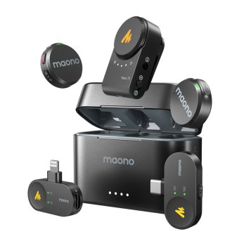 Maono WM650 A3 belaidis mikrofonas, 300m, su triukšmo slopinimu