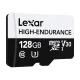 Atminties kortelė Lexar High-Endurance 128GB microSDXC LMSHGED128G-BCNNG