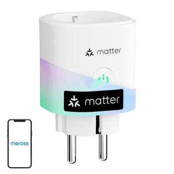 Meross Išmanusis Kištukas su Energijos Matavimu (Matter)