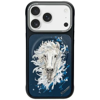 Nimmy dėklas iPhone 17 Pro Max telefonui su MagSafe, Navy Blue