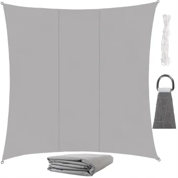 Gardlov Sun Shade Sail 3.6x3.6m, Grey