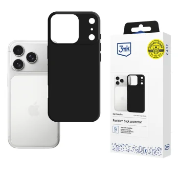 3MK Protection Apple iPhone 17 Pro Max dėklas Matt Case Pro, matinė juoda