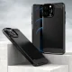 Lankstus TPU dėklas iPhone 13 Pro Max Carbon Case, juodas