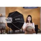 Godox ML100 Bi-color Kit 1 LED vaizdo šviesos rinkinys
