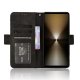 Sony Xperia 1 VI Wallet Design Multiple Card Slots Stand Leather Phone Case Cover, Black