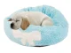 Plush Pet Bed for Dogs and Cats, Blue, 35 cm