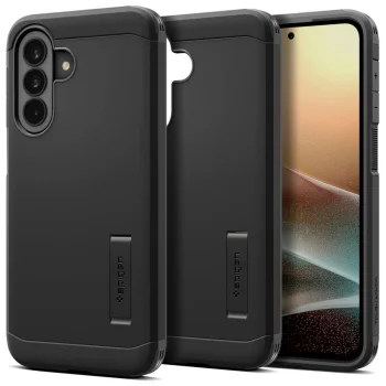 Dėklas Spigen Tough Armor skirtas Samsung Galaxy A37 5G, juodas