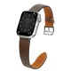 Natūralios odos dirželis Apple Watch 38 / 40 / 41 mm tamsiai rudas