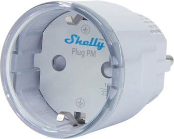 Išmanusis energijos matuoklis Shelly Plug PM Gen3, 16A, baltas