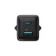 Sieninis įkroviklis Joyroom JR-TG8 GaN 45W USB-C + USB-A, juodas