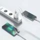 Sieninis įkroviklis Tech-Protect C65W 2x USB-C PD 65W / USB-A QC 3.0, baltas