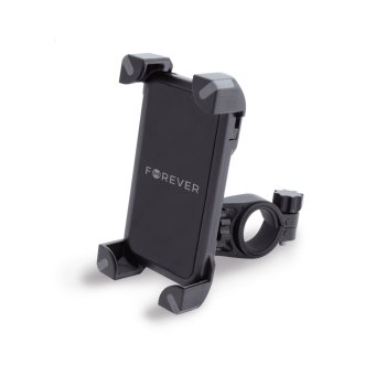 Dviračio laikiklis telefonui Forever BH-110 iki 6,5", juodas