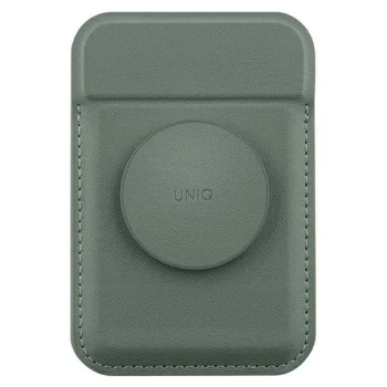 Uniq Flixa Magnetic Card Wallet with Stand Green/Lichen Green MagSafe