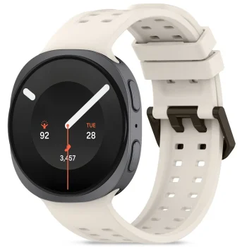 Tech-Protect Silicone Air dirželis laikrodžiui Samsung Galaxy Watch 40 / 44 / 46 mm, smėlio spalvos