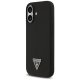 Guess Silicone Triangle Logo MagSafe dėklas iPhone 17 - Juodas