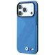 BMW M Tire Track Metal Logo MagSafe dėklas skirtas iPhone 17 Pro / 18 Pro, mėlynas