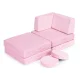 Modulinė vaikiška sofa Ecotoys TMSRT-14, 8 dalių, rožinė