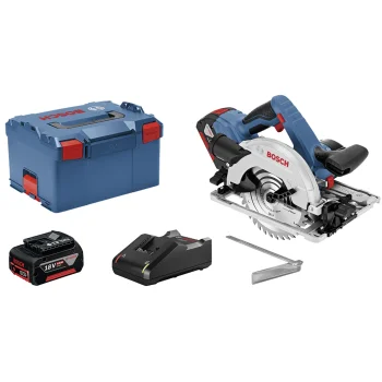 Akumuliatorinis diskinis pjūklas Bosch GKS 18V-57 G, 18V, 2x 4.0 Ah