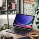 Dux Ducis MK Series dėklas su Bluetooth klaviatūra Samsung Galaxy Tab S9+ / S8+ / S7+, juodas