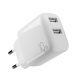 Puro PROLITE 10W 2x USB-A įkroviklis - White