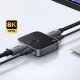 Ugreen DisplayPort ir USB-C į USB-C vaizdo jungiklis 8K 60Hz 65878, pilkas