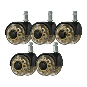 Activeshop Roll Speed Duo Stool Wheels Set (5 pcs.)