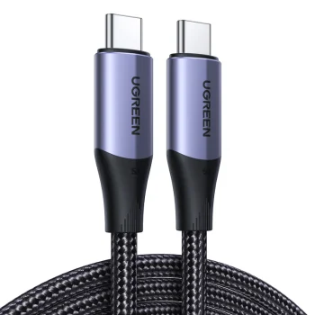 Ugreen US355 USB-C 3.1 Gen 2 laidas 100W, 1 m, juodas
