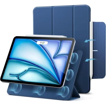 ESR Rebound Magnetic planšetinio kompiuterio dėklas iPad Air 10.9" / 11", tamsiai mėlynas