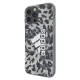 Adidas SP Snap Case Leopard dėklas iPhone 13 / 13 Pro, pilkas