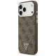 Guess 4G Triangle Logo MagSafe dėklas telefonui iPhone 18 Pro Max / 17 Pro Max, rudas