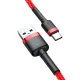 Baseus Cafule USB to USB Type C Data Charging Cable 3A 1m, Red+Black