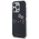 Hello Kitty iPhone 14 Pro Max dėklas IML Kitty Face, juodas