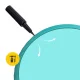 Gimnastikos kamuolys 4FIZJO Reh Ball 65 cm, mėtų spalvos