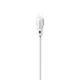 Dudao USB į USB Type-C laidas 2.1A 1m, baltas