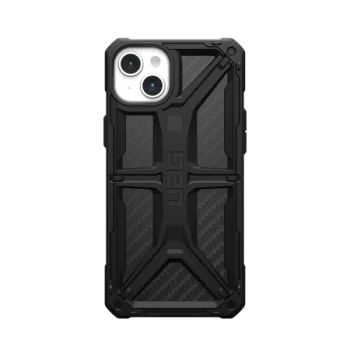UAG Monarch dėklas, skirtas iPhone 15 Plus, juodos anglies spalvos