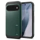 Spigen Tough Armor Mag MagSafe dėklas telefonui Google Pixel 11, tamsiai žalias