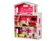 Didelis medinis lėlių namelis su liftu ECOTOYS Malibu Residence 128575