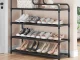 5-Tier Metal Shoe Rack, Freestanding Shoe Shelf Organizer