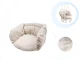 Pakabinamas krėslas LUARO Stork\'s Nest su pagalvėle, 80cm, Ecru