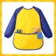 Kruzzel vaikiškas apsauginis prijuostė su rankovėmis S (98-122 cm) Yellow/Navy