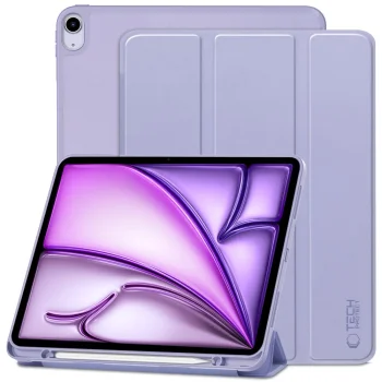 Tech-Protect SC Pen atverčiamas dėklas iPad Air 13" (2024-2026), violetinis
