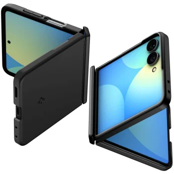 Spigen Air Fit Pro MagSafe dėklas skirtas Samsung Galaxy Z Flip 8, juodas