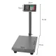 Platforminės svarstyklės su LCD ekranu, 100 kg, pilkos