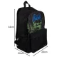 Kruzzel 24532 School Backpack with Shoe Bag, 22L, Gamer, Black