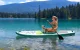 Pripučiama irklentė FunWater SUPFW69A 3.35m, žalia/balta