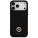 „Guess Silicone Logo Strass 4G MagSafe“ dėklas, skirtas „iPhone 17 Pro Max“, juodas