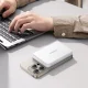 Baseus Airpow II išorinė baterija 10000mAh Qi2 MagSafe 22.5W, balta