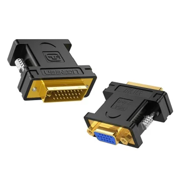 UGREEN 20122 DVI - VGA adapteris, juodas