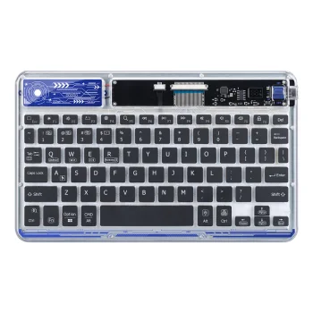 Belaidė klaviatūra Dux Ducis CK Series, permatoma